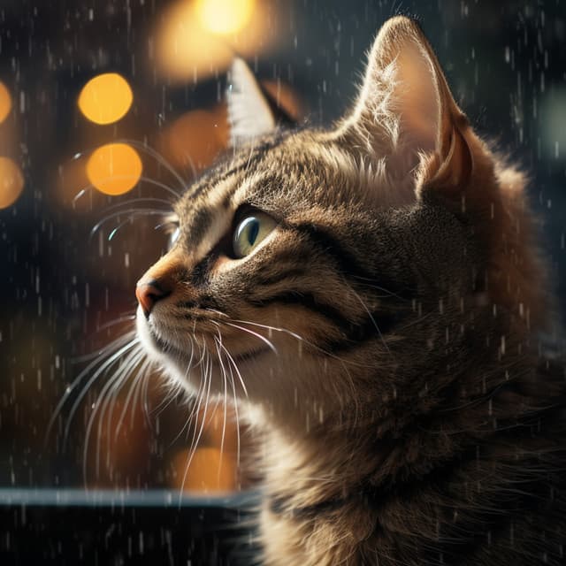 Rain Music Purr-fect Tunes: Cats' Comfort - Soft Background Music