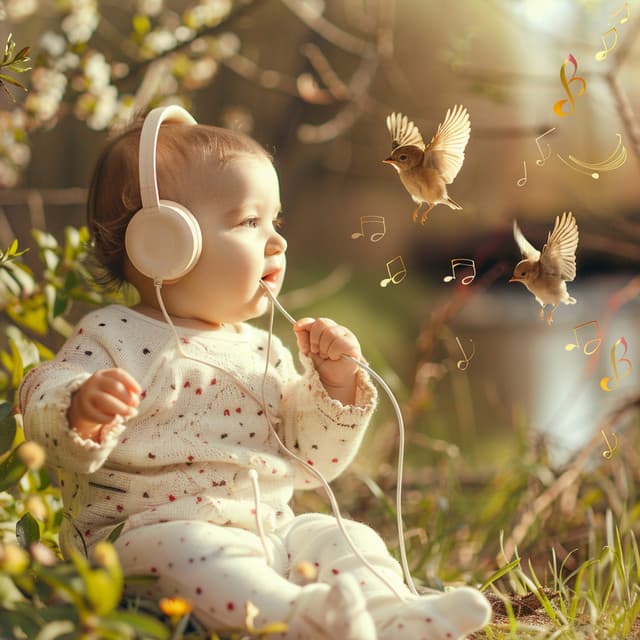 Binaural Lullabies: Birds for Baby - 78 72 Hz - Crying & Colic Relief