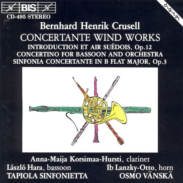 Crusell: Concertante / Bassoon Concertino / Introduction and Swedish Air - Bernhard Henrik Crusell