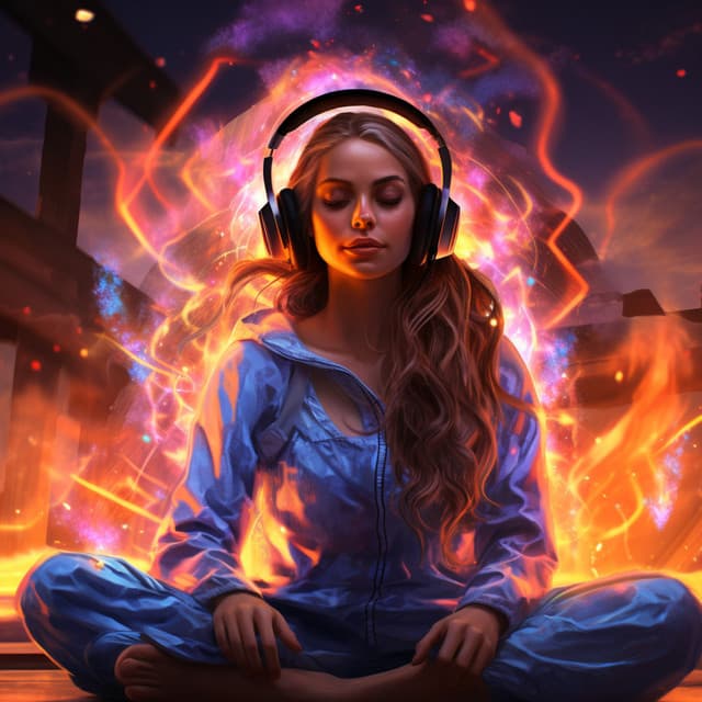 Acoustic Fire Rhythms: Spa Sonic Blaze - Hz Frequency Zone