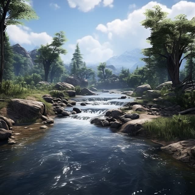 Gentle River: Soothing Currents for Relaxation - Relaxing Music Academy