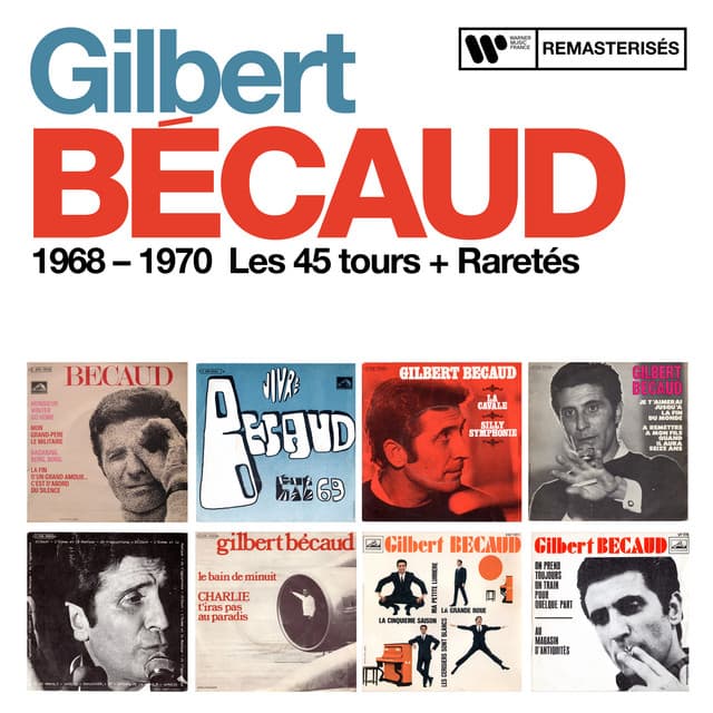 1968 - 1970 : Les 45 tours + Raretés - Gilbert Bécaud