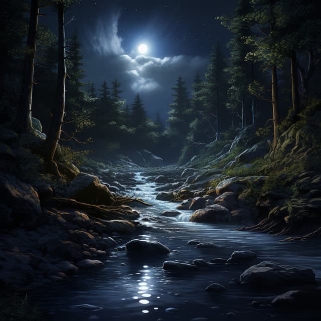 Water's Sleepy Lullabies: River's Dreamy Night - Wheatic