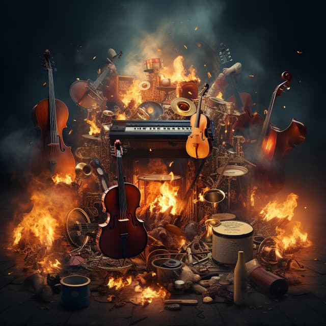 Fire Echoes: Ember Resonance Tunes - Isochronic Tones Brainwave Entrainment