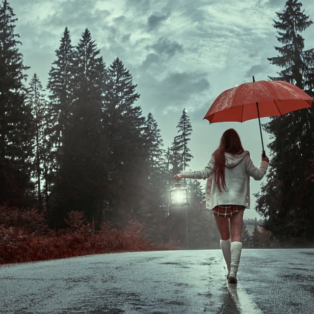 Euphoric Rain Oasis: Theta Waves - Calm Rain Sounds