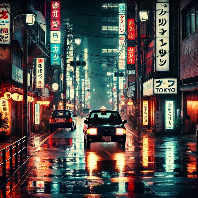1 AM Vibes: Taxis in Tokyo - Lofi Chill