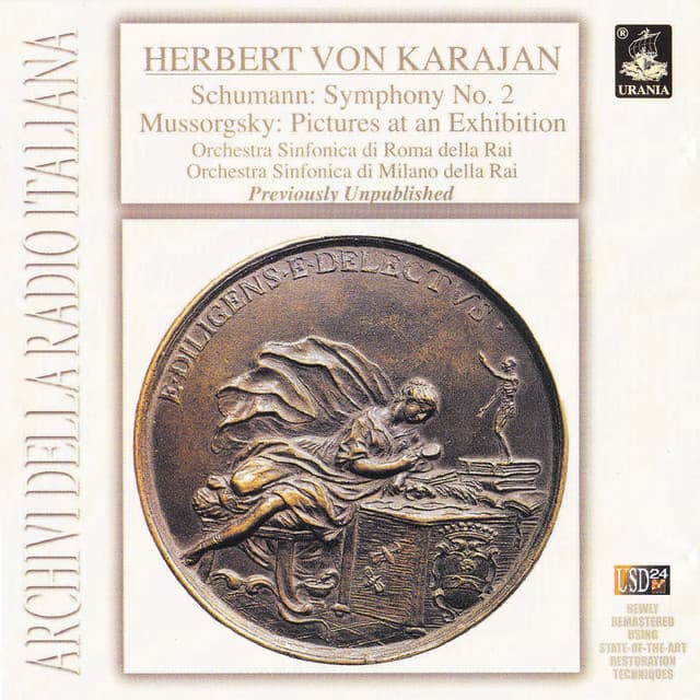 Mussorgsky: Pictures at an Exhibition - Schumann: Symphony No. 2 - Herbert von Karajan