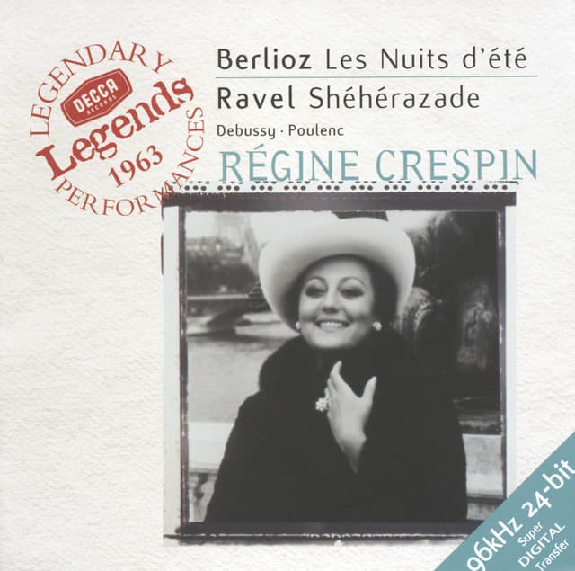 Berlioz: Les Nuits d'été / Ravel: Shéhérazade, &c. - Régine Crespin