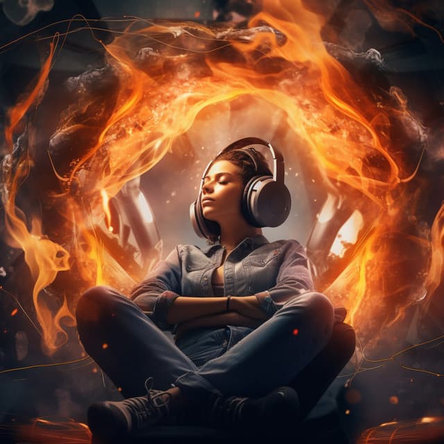 Relaxing Embers: Fire Soothing Harmony - The Calm Factory