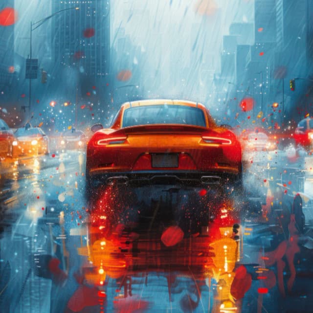 Driving In The Rain - Susanne Regen