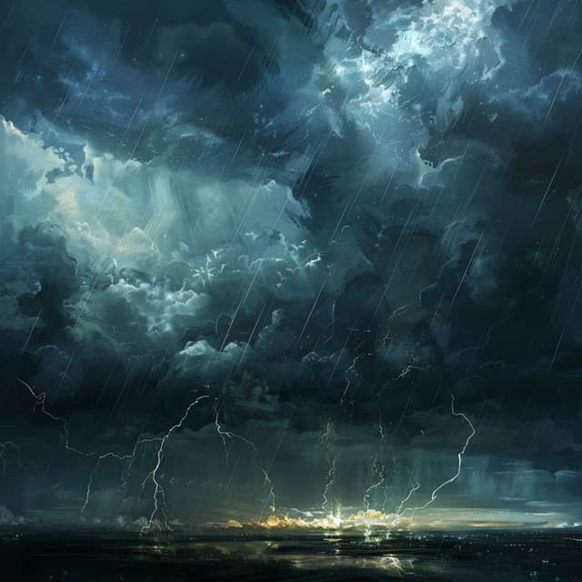 Trueno Pacífico De Lluvia Binaural Para Dormir - Ondas Alfa Dormir