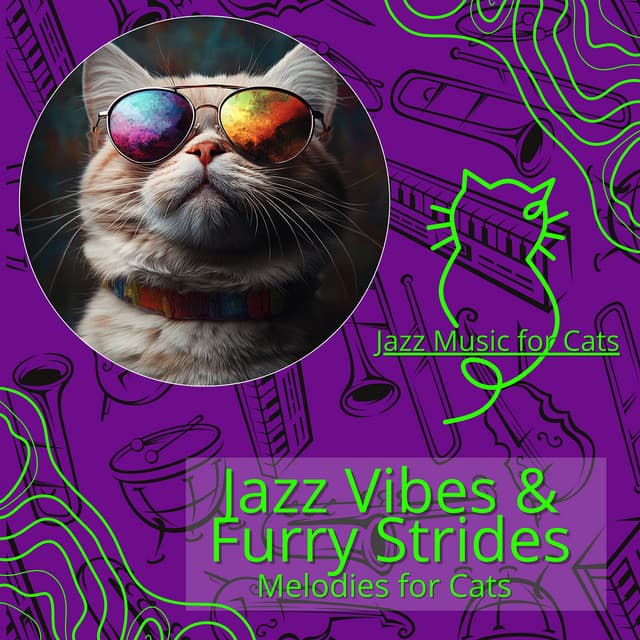 Jazz Vibes & Furry Strides: Melodies for Cats - Jazz Music for Cats