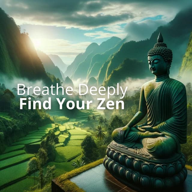 Breathe Deeply Find Your Zen - Buddhist Meditation Temple