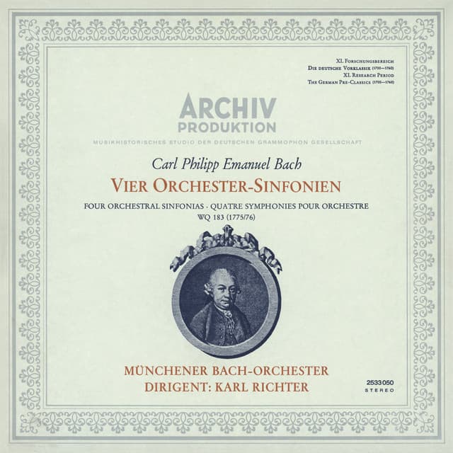 Bach, C.P.E.: Symphonies Nos.1 - 4 - Carl Philipp Emanuel Bach