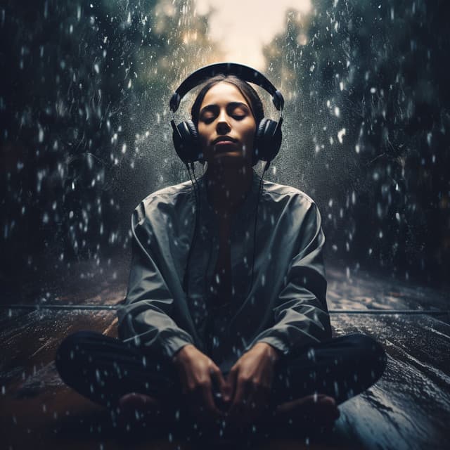 Meditative Rain: Binaural Calm Tunes - Chakra Waves
