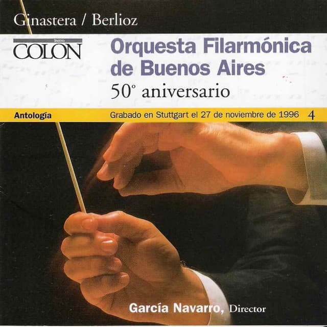 Orquesta Filarmónica de Buenos Aires - 50º Aniversario - Alberto Ginastera