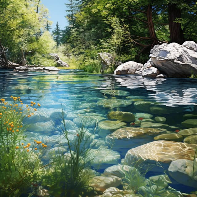 Nature's Water Rhythms: Relaxing Ambient Tunes - Reiki