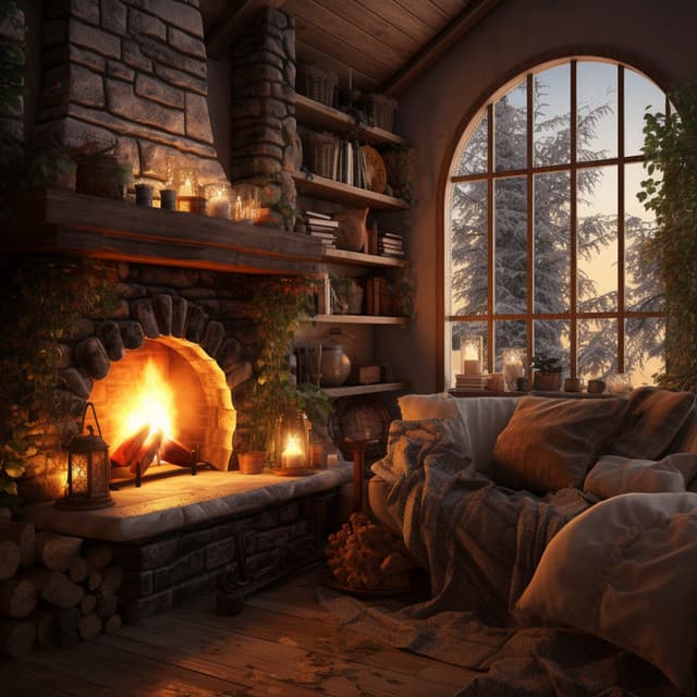 La Tranquilidad Del Hogar: Armonías Suaves De La Llama - quimera