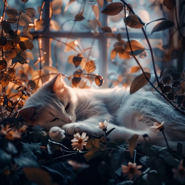 Calming Fire for Pets: Gentle Relaxation Music - Pet Dreams