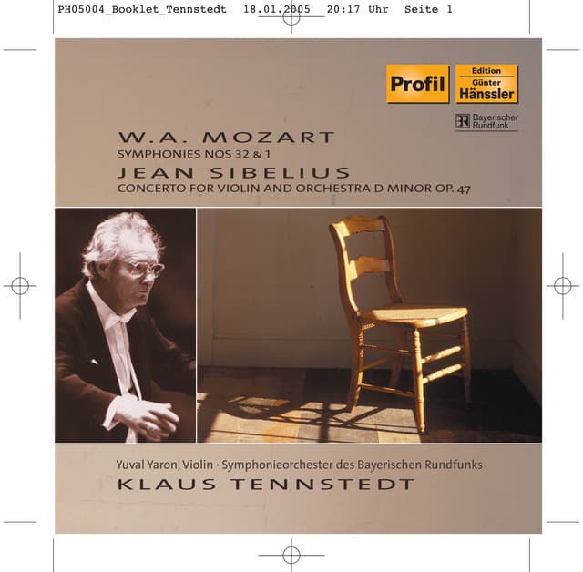 Mozart: Symphony No. 1 and 32 / Sibelius: Violin Concerto, Op. 47 - Yuval Yaron