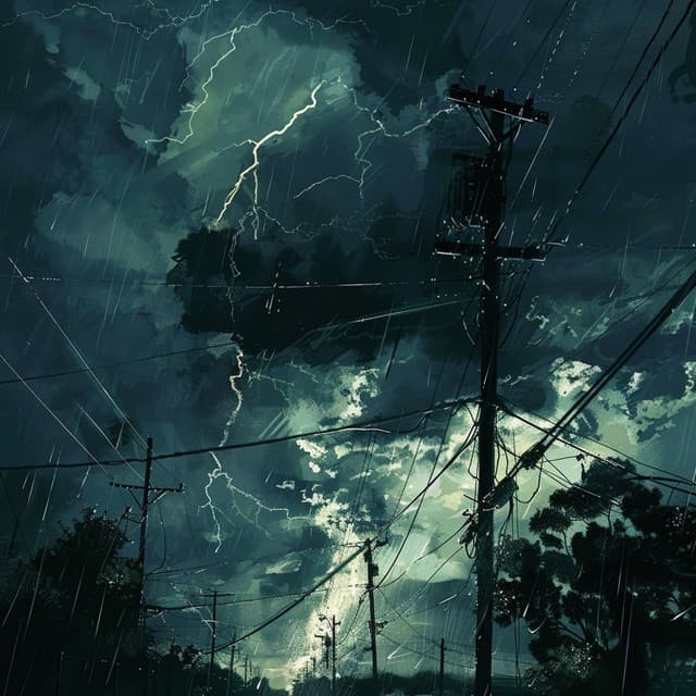 Peaceful Binaural Rain Thunder for Slumber - Floating States