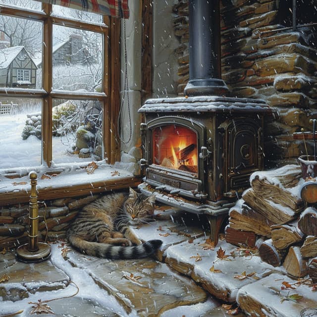 Relajantes Paisajes Sonoros De Fuego Binaurales Para Mascotas - Música para mascotas