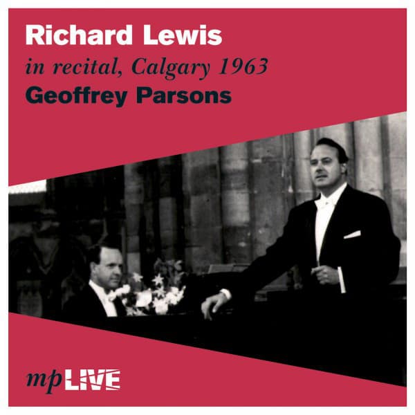 In recital, Calgary 1963 - Geoffrey Parsons