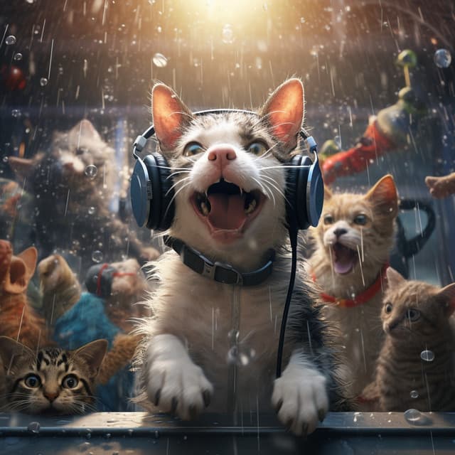 Rain Patter: Calming Pets Chorus - Morning Chill Out Playlist