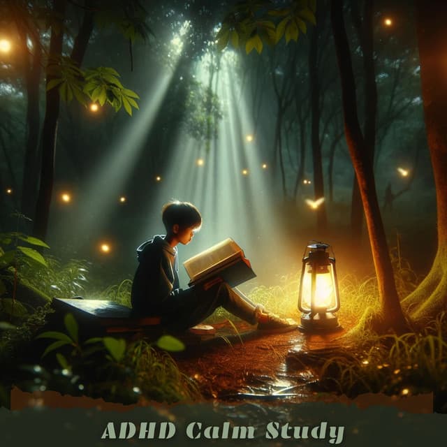 ADHD Calm Study: Relaxing Guitar Music & Mountain Streams with Campfire Sounds to Ease Stress - Exam Study Background Music Consort