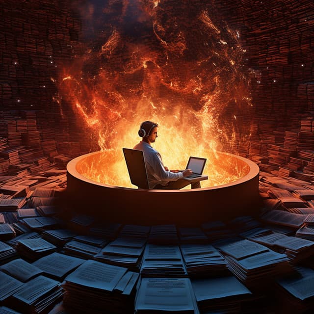 Work Embers: Fire Binaural Echoes - Binaural Beats Brain Waves