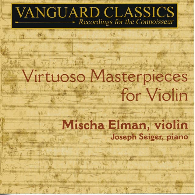 Elman, Mischa: Violin Virtuoso Masterpieces - Jules Massenet