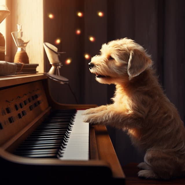 Piano Music Tails: Soothing Dog Melodies - Classic Chillout