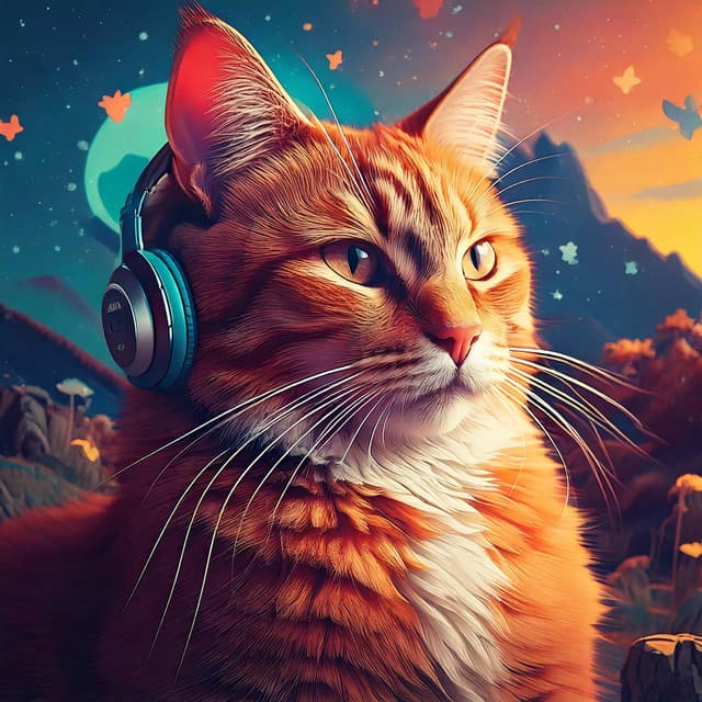Lofi Cat Harmonies: Melodic Feline Moods - Sad LoFi Boy