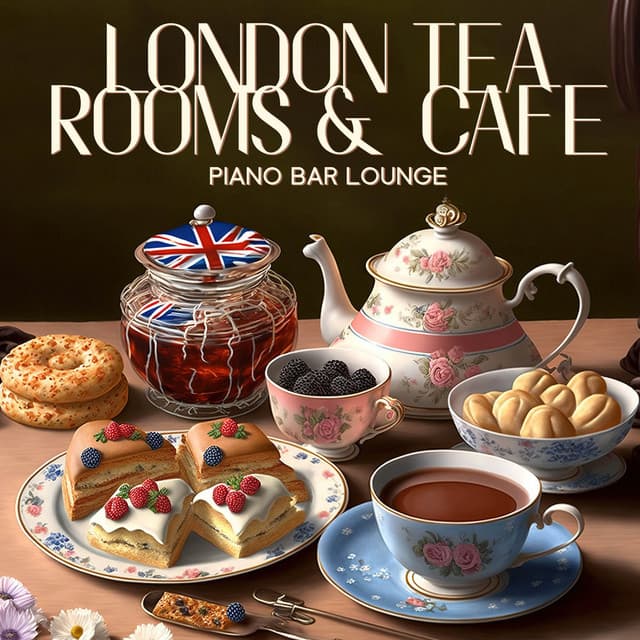 London Tea Rooms & Cafe Ambience: Magnificent Piano Bar Jazz Music for Positive Day - Marcus Daves
