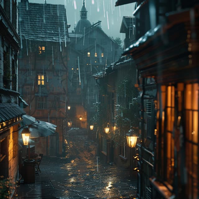 Peaceful Chill Rain Soundscapes for Ambient Calm - Dinner Time Playlist