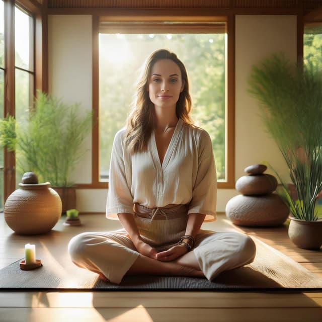 Armonía Interna: Música De Meditación Para El Equilibrio - Flauta Mágica Entrelazando Melodías Celestiales