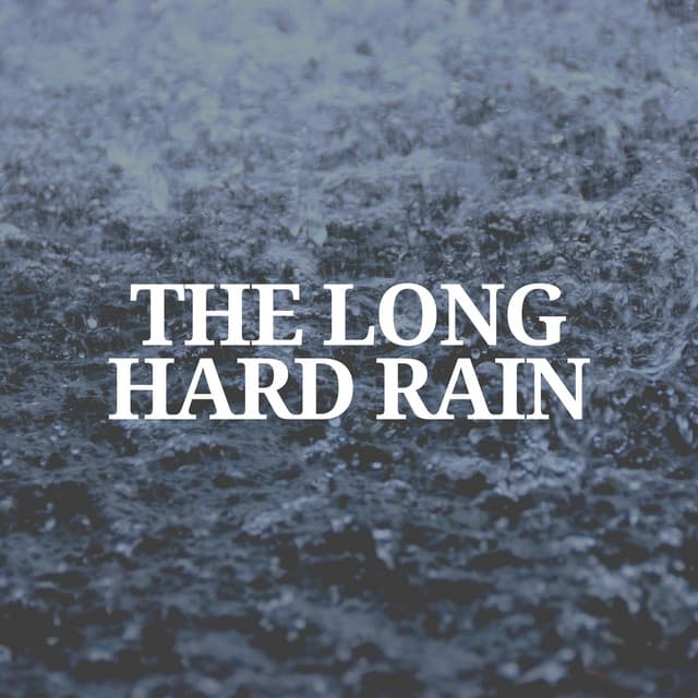 The Long Hard Rain - Rain Storm Sample Library