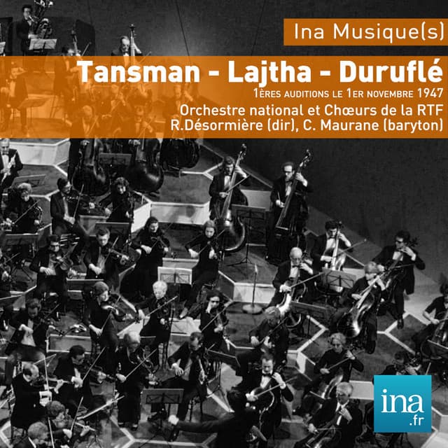 Tansman - Lajtha - Duruflé - Roger Desormiere