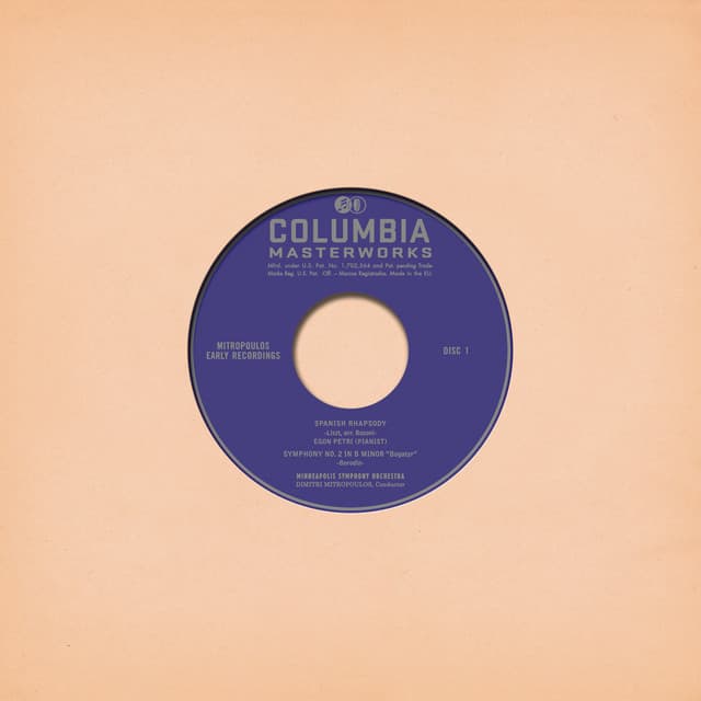 Liszt: Rhapsodie Espagnole - Borodin: Symphony No. 2 - Dimitri Mitropoulos