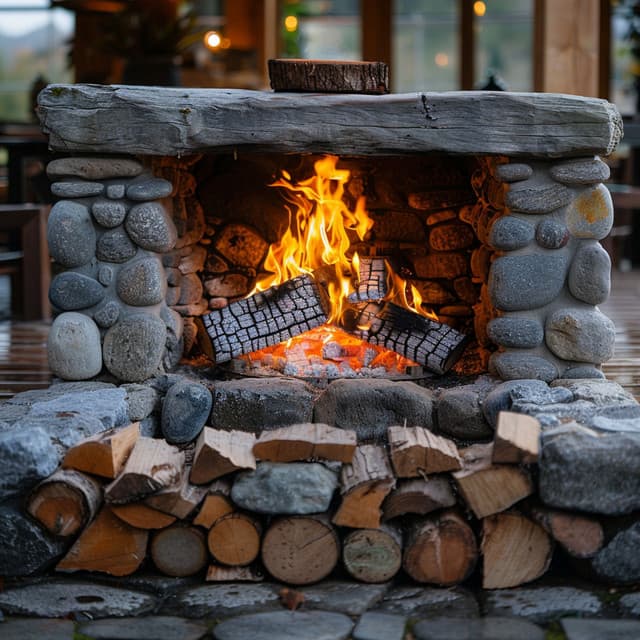 Noche De Fuego Tranquila: Sonidos Tranquilos Para Dormir - Club de cuentos antes de dormir