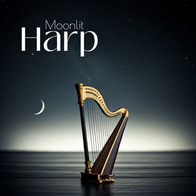 Moonlit Harp: Lullabies for a Restful Night Under the Moon - Deep Sleep Hypnosis Masters