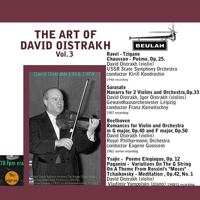 The Art of David Oistrakh, Vol. 3 - David Oistrakh