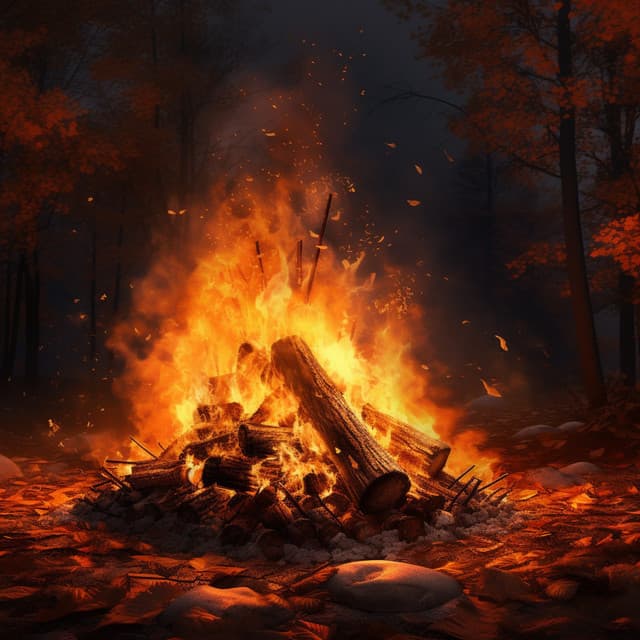 Fireside Tranquility: Gentle Flame Harmonies - Weather Watcher