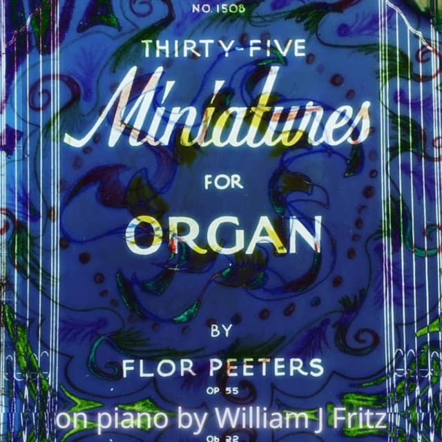 35 Miniatures for Organ - Flor Peeters