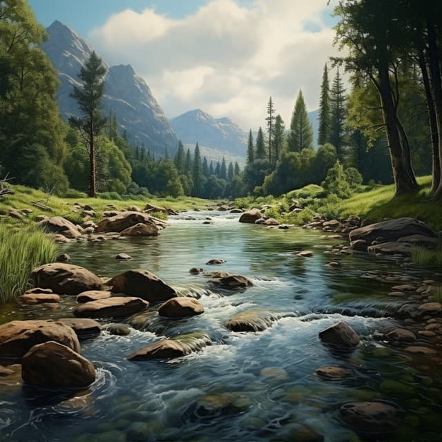 Gentle River Massage: Calming Stream Sounds - Mind Harmony