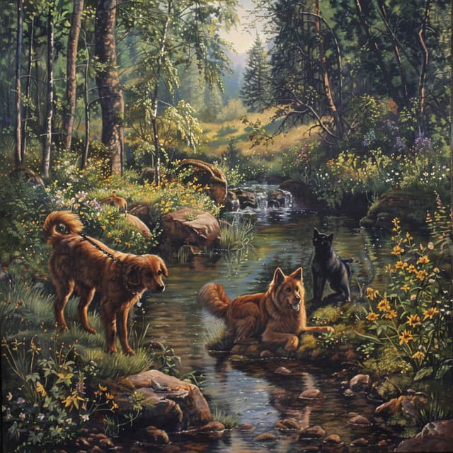 Sonidos Calmantes De Río Para Relajar A Los Perros - Perro Total Relax