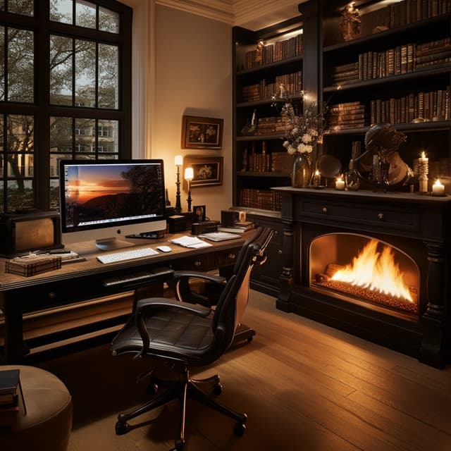 Fire's Clarity: Study Work Harmony - Instrumental Study Music