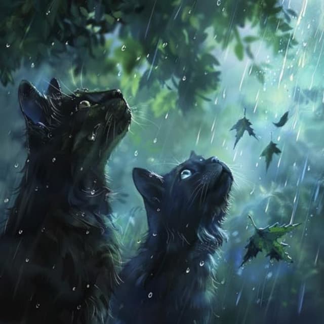 Gentle Binaural Rain Melodies for Pets' Sleep - Pet Music Therapy