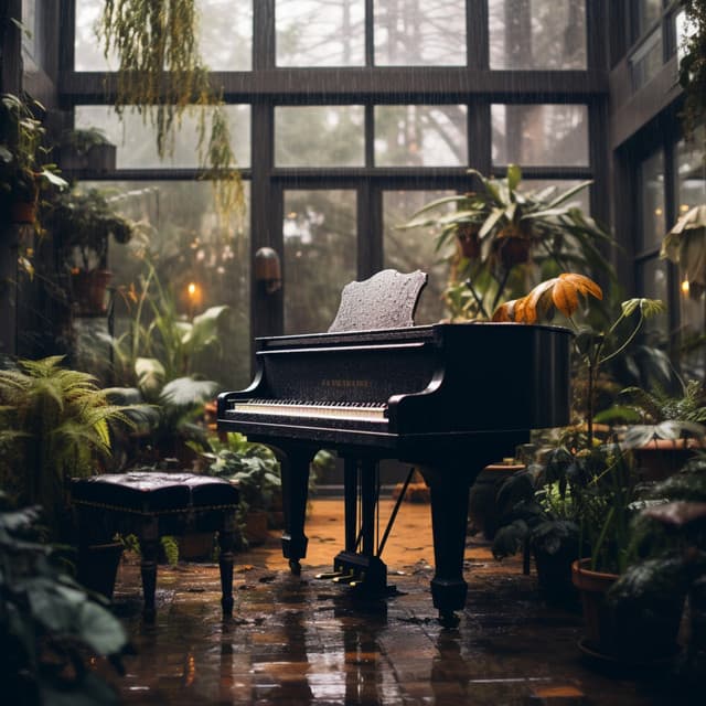 Gotas De Lluvia: El Piano Canta Melodías Suaves - Piano y lluvia