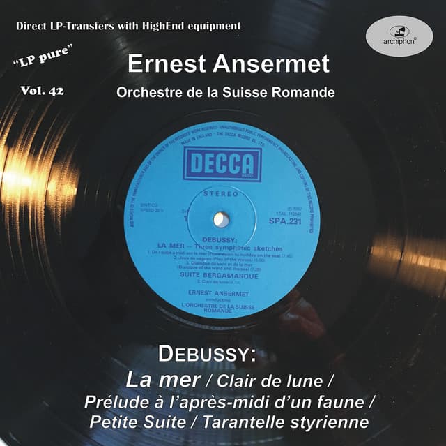 LP Pure, Vol. 42: Ansermet Conducts Debussy - Claude Debussy